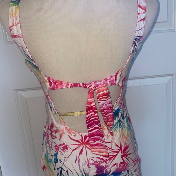NEW - Tommy Bahama - Rainbow Fronds Reversible One-Piece Swimsuit - Picture 2 of 4
